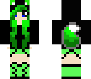 cyber fox- green -edit