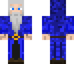 hooded blue wizard