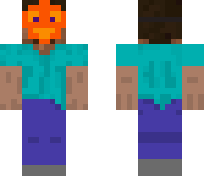 derpy pumpkin mask steve
