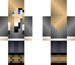 blonde jacket girl