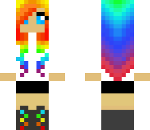 rainbow chick follow me lol
