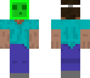 steve in a slime mask