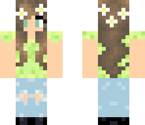 fun spring girl