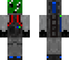 alien in spacesuit skin