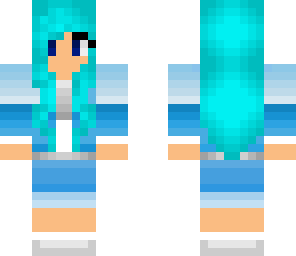blue girl