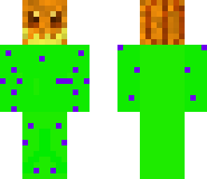 simple zombie pumpkin