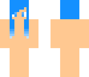 blue hair skin base