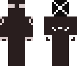 the black and white