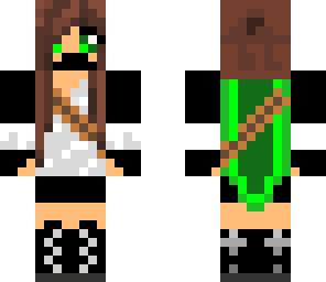 fixed green cape ninja girl