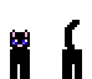 spooky black cat 