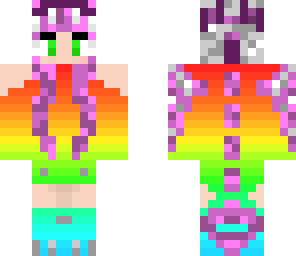 rainbow dragon girl