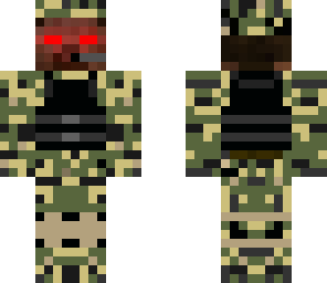 evil herobrine soldier