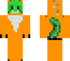 green weasel in fox costume