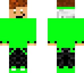green shirt