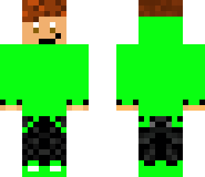 green shirt