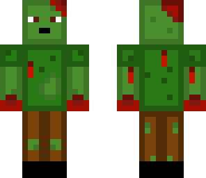 pixel zombie crowess with clothes