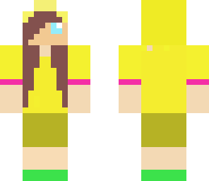 yellow flower girl