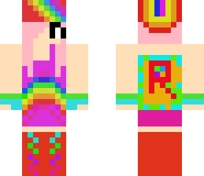 rainbow girl