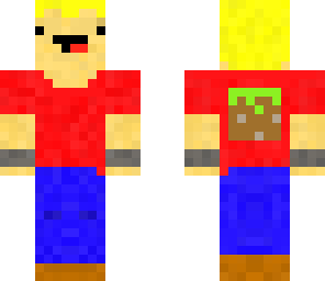 derp with grass block on back