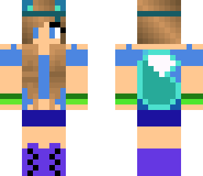 blue wolf girl