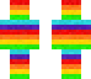 simple rainbow guy