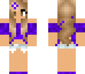 purple hot girl