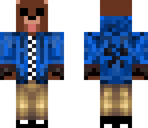 blue gamer bear