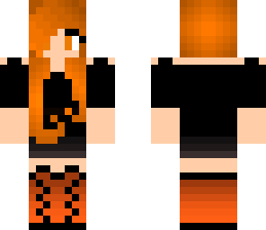 ginger in a dress