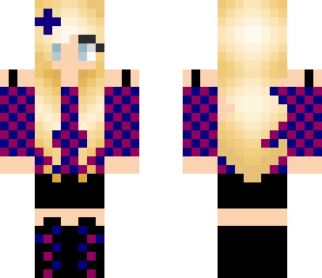 blue and purple checkerboard