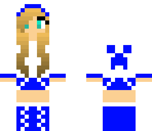 blue creeper girl