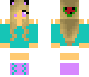 blue shirt girl 