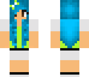 blue hair girl