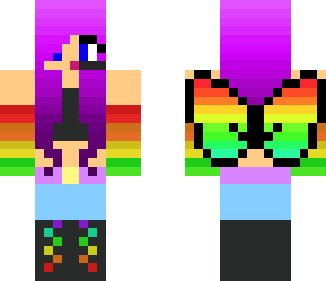 rainbow fairy girl