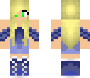 blue girl