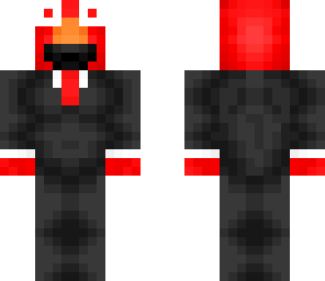 elmo in a suit
