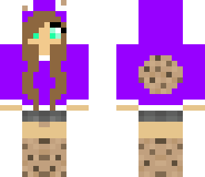 purple cookie girl
