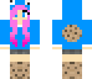 pink haired cookie monster