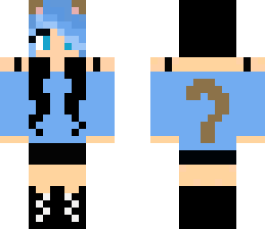 blue and black neko