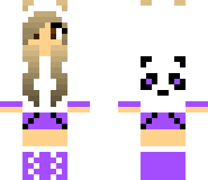 purple panda skin