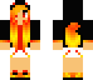 wolf fire girl