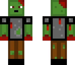 pixel zombie crowess with black clothes