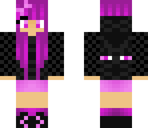 purple haired ender girl