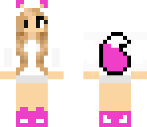 pink fox girl