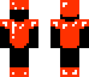 orange ender wearing armor