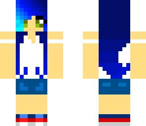 link me blue hair