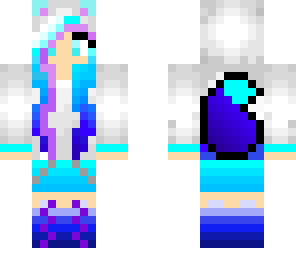 cute artic wolf girl