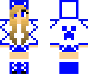 blue creeper girl