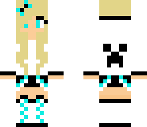 blue creeper girl