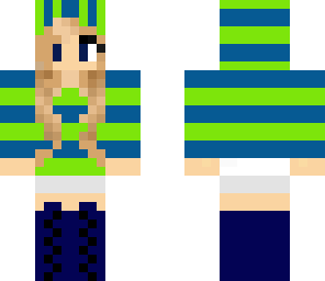 blue and green