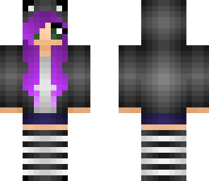 black hoodie girl